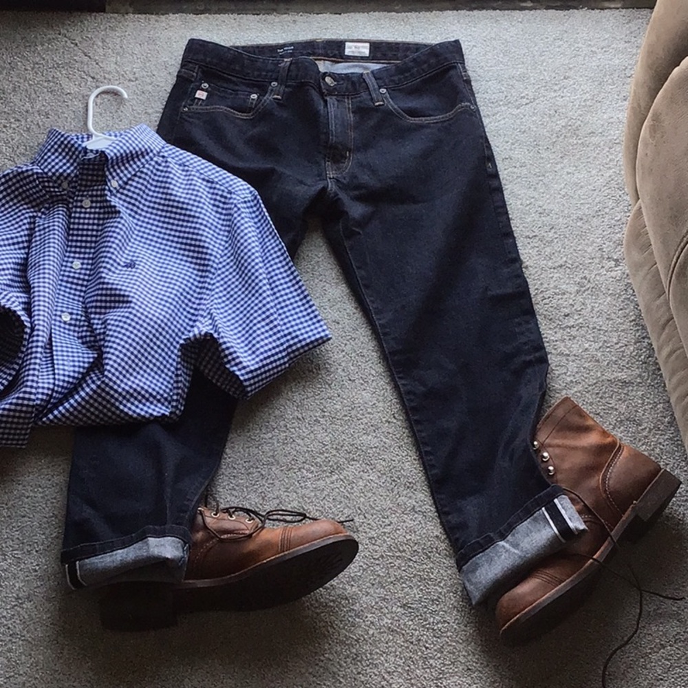 Adriano Goldschmied Tellis modern slim 34/28 great used conditions selvedge